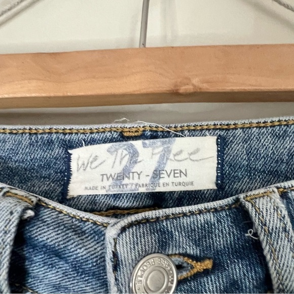 FREE PEOPLE RAW HIGH RISE JEGGING BLUE SIZE 27 - Picture 5 of 9